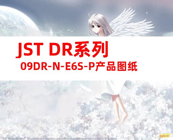 JST DR系列 09DR-N-E6S-P产品图纸